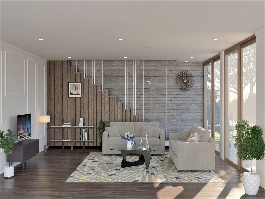 Architectural Living Room Design