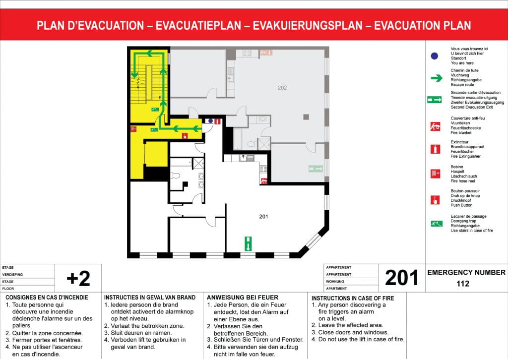 Plan D'Evacuation- Evacuation Plan